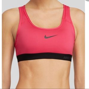 Nike pink sports bra
